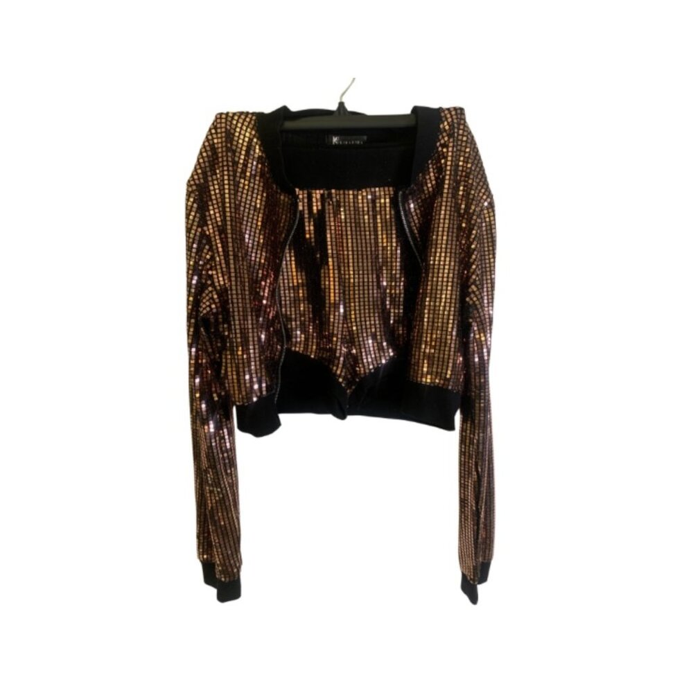 Rose Gold Sequence 2 Piece Short Set S/M